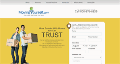 Desktop Screenshot of movingyourself.com