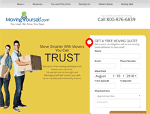 Tablet Screenshot of movingyourself.com